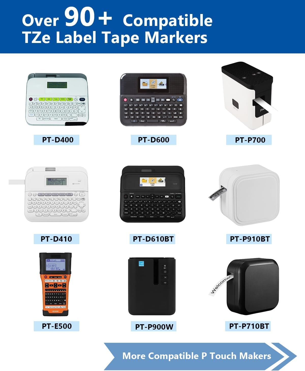 18mm 0.7 Laminated Black on Clear Compatible with P Touch Label Tape TZ TZe-141 TZe141 Refills for Ptouch PT-D410 PT-D400 PT-D600 Label Maker, 3/4 Inch x 26.2 Feet, 3-Pack