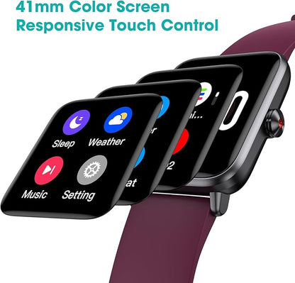 Pedometer Watch Senior Friendly No App/Phone Required, Waterproof Fitness Tracker Watch with Step Counter Calories/Sleep Tracker for Walking Running for Men Women