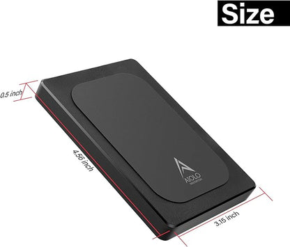 5TB External Hard Drive Ultra Slim Portable HDD-USB 3.0 for PC, Mac, Laptop, PS4, Xbox one,Xbox 360 Model A4