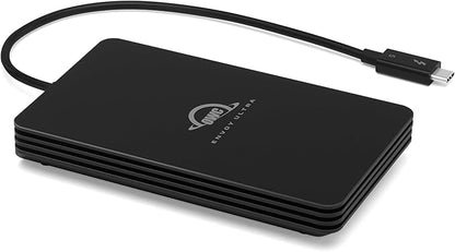 OWC 8TB Envoy Ultra Thunderbolt 5 Portable SSD Enclosure External Drive, Ultra Fast with TB5 Transfer Rates Over 6000MB/s, TB3, TB4 and USB4 Compatible, Works with Mac and PC