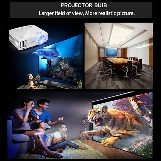 Genuine Original V13H010L50 Replacement Projector Lamp/Bulb with Housing for Epson Powerlite 825 825+ 826W 826W+ 84 84+ 84C 85 85+ Projector-(OEM Bulb Inside)