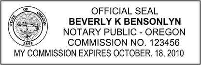 Notary Stamp Seal Ink Personalized Self Inking Stamp Custom Stamp Rubber Stamp Trodat 4913 Self Ink Notary Stamp - 7/8" x 2-3/8" Impression Area - Manufacturer Certificate Required