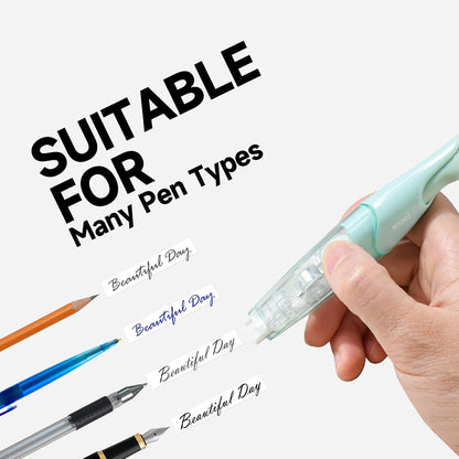 White Correction Tape, Retractable Refillable Correction Tape, With Smooth Pull Out Tape Applicator, Aesthetic Cute Correction Pen for Office Supplies