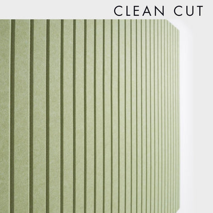 Large Cork Boards for Walls Black Felt Alternative - Slat Wall Paneling, Bulletin Board Tiles for Home Decor, Push Pin Corkboard Organizer for Office or Classroom-12-Pack Panel Kit (Avocado)