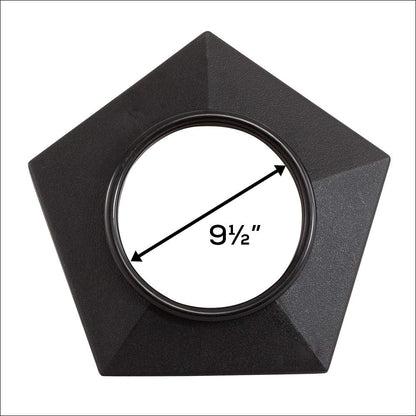 Safco Canmeleon Trash Can, 30 Gallons, Indoor and Outdoor Use, Durable & Weather-Resistant Commercial Garbage Can, Black