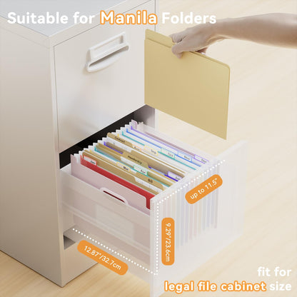 ThinkTex Accordion File Organizer, 12 - Pocket Expanding File Folders Upright & Open Top,for Paper Receipts, Bills&Taxes Organizer, Letter/A4 Size for School, Office, Home with tab-Pinkish Purple