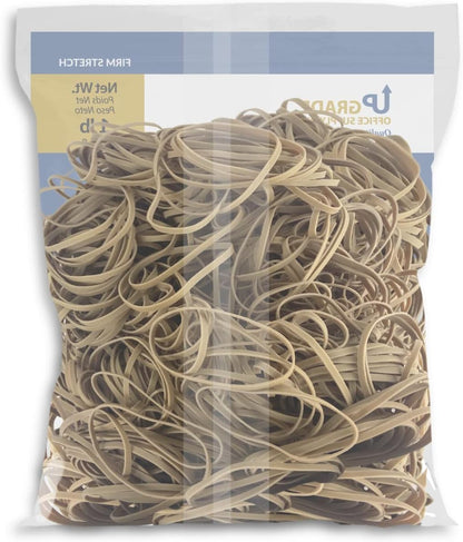 Upgrade Office Supply Rubber Bands, Size 32 (3 x 1/8), 700 Count, 1 lb Bag, 3-Pack, USA
