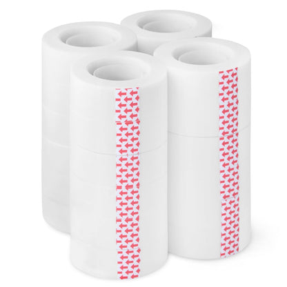 Amazon Basics Matte Finish Tape, Invisible Tape, 3/4" x 1000"(27.78 Yards), 24-Pack, Transparent