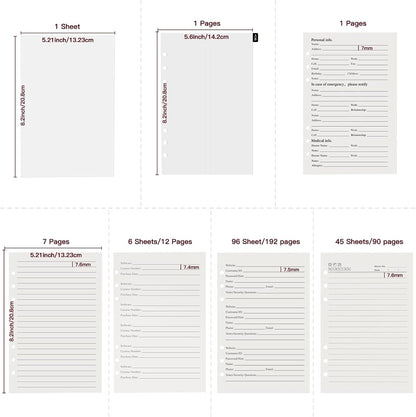 A5 Password Book with Combination Lock & Alphabetical Tabs, 302 Pages Leatherette Hardcover Internet Address & Password Organizer Logbook, Large Print, Refillable, 576 Entries, for Seniors