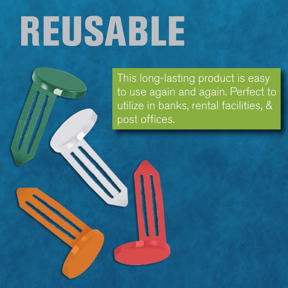 BankSupplies Keyhole Signals - Green - Special Uses Signal - Box of 25 - Non-Chip - Reusable & Long-Lasting - at-a-Glance Organization - Color Coded Plugs