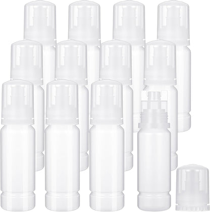 12 Pieces 70ml Empty 502 Ink Refill Bottles Universal Empty Ink Bottles