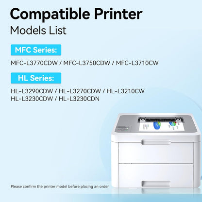 LEMERO UEXPECT TN-227BK/C/M/Y High Yield Toner Cartridge Compatible Replacement for Brother TN227 TN-227 TN227BK TN223BK TN223 TN-223 for MFC-L3770CDW HL-L3290CDW MFC-L3710CW HL-L3270CDW ( 5 Pack)