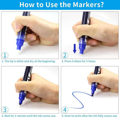 White Board Wallpaper, White Board Roll, Stick on White Boards for Wall, 1.44x11ft Peel and Stick Dry Erase Roll, Stain-Proof, Super Sticky Whiteboard Sticker Wall Decal for Wall/Table/Door,3 Markers