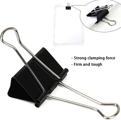 Extra Large Binder Clips 2.4 Inch, 30 Pack Upgrade Big Clips Paper Clamps for Office and Home Supplies