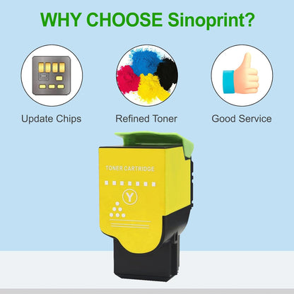 Remanufactured C310 C315 Toner Cartridge Replacement 006R04359 for Xerox C310 C315(1-Pack Yellow)