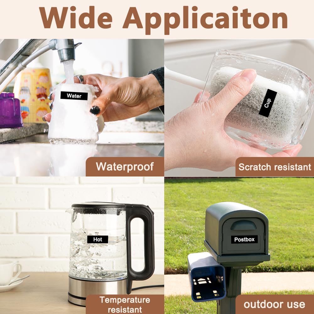 Hehua 24mm Black Tape Compatible for Brother TZe-355 White on Black P Touch Label Tape, TZe355 24mm TZe Label Tape Compatible for Brother TZ Tape 24mm 0.94 Laminated for Ptouch PT-D600 D610, 3 Pack