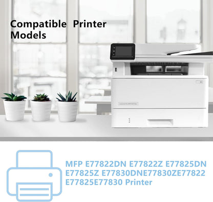 High Yield W9190MC W9040MC W9041MC W9042MC W9043MC Toner Cartridge W9191MC W9192MC W9193MC Toner Cartridge Compatible for Color MFP E77822 E77825 E77830 Printer.4-Pack (Black Cyan Yellow Magenta)