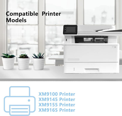 Compatible for Lexmark XM9100 XM9145 XM9155 XM9165 24B6326 Printer Black Toner Cartridge (1-Pack)