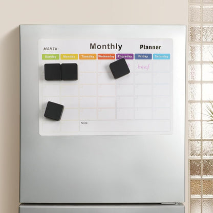 Ddaowanx Dry Erase Erasers, 2"x2",Soft Grip Magnetic Mini Eraser for Refrigerator Whiteboard,Classroom Teacher Supplies(8 Pack/Black)