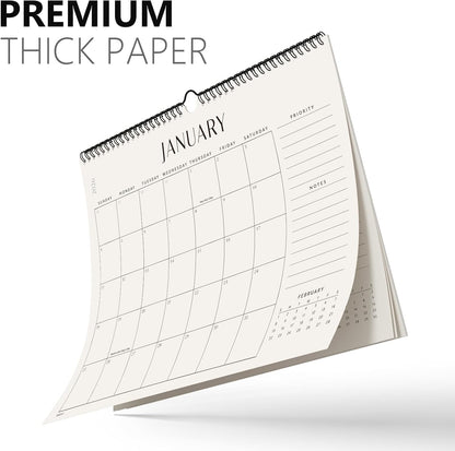 Jotsome Wall Calendar 2025-2026, Monthly Wall Calendar From Now to December 2026 14.2x11.2 inch for Home and Office, Easy Planning