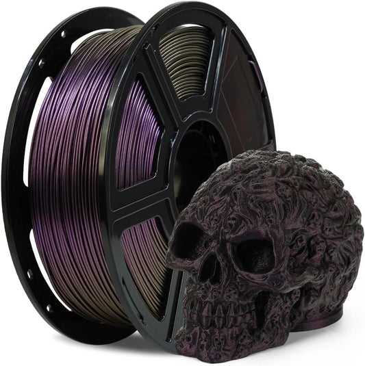 FLASHFORGE Chameleon Rapid PLA Filament 1.75mm Abyssal Purple, PLA Color Shift High Flow Speedy 3D Printer Filament, Max 500mm/s Fast Printing, Display Shimmering Effects from Various Angles and Light