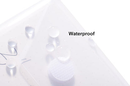 3’’ x 5’’ Vertical Plastic Envelopes Hook Loop Closure Coupon Receipt Sticker Holder 40 Pack