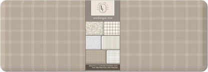 Anti Fatigue Mat by Laurel Lane Co. – Designer Anti Fatigue Mats for Kitchen Floor, Kitchen Mats for Floor, Desk Mat – Cushioned 0.75" Thick – Stain Resistant – Non-Skid Bottom – 20" x 60"