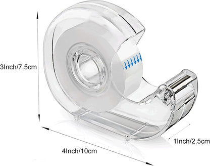KIDMEN Transparent Tape,Clear Tape for Office,Home,School,5 Dispensered Rolls,0.7 x 1300 Inch