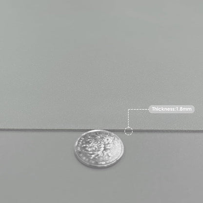 Leather Table Cover,1.8mm Thick,36x60 Inch Table Protector,Table Protector for Dining Room Table,Dining Table Cover,Table Cover Protector,Dining Table Protector(Gray+Gray,36x60)