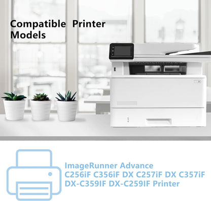 High Yield GPR-58 GPR58 Toner Cartridge for Canon Imagerunner Advance iR-ADV C256 C256iF C257 C257iF C356 C356iF C357 C357iF Printers (Black Cyan Magenta Yellow)