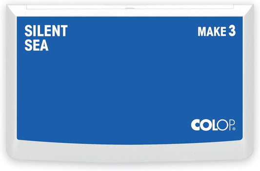 COLOP Make Series, Ink Stamp Pads, with Non-Toxic Premium Ink, Water-Based Acid-Free (Silent Sea, Make 3-3-1/2" x 6-1/4")