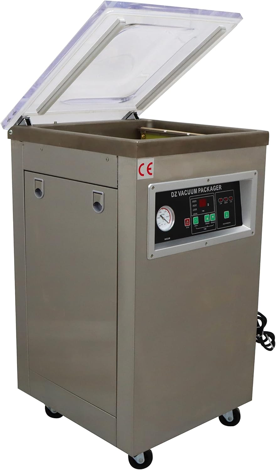 INTSUPERMAI DZ-400 Single Chamber Vacuum Packaging Machine Microcomputer Operation Panel Vacuum Sealing Machine Packaging Sealer 110V