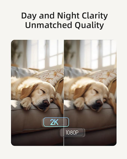 blurams Indoor Security Camera, 5GHz/2.4GHz Dual-Band, 2K PZT Pet Camera with Phone App, 360° Cameras for Home Security, 2-Way Audio, Motion Tracking, Night Vision, Siren, Cloud&SD