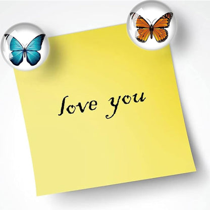 24Pcs Butterfly Push pins，Decorative Push Pins,Cute Push Pins,Thumb Tacks for Bulletin Board Office Organization or Home(24-Butterfly)