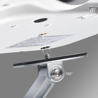 Projector Stand Table, Desktop Foldable Stand, Projector Ceiling Mount, Easy Setup with 180-Degree Adjustment, Compatible with More Projectors for Home,Outdoor,Office (Silver)