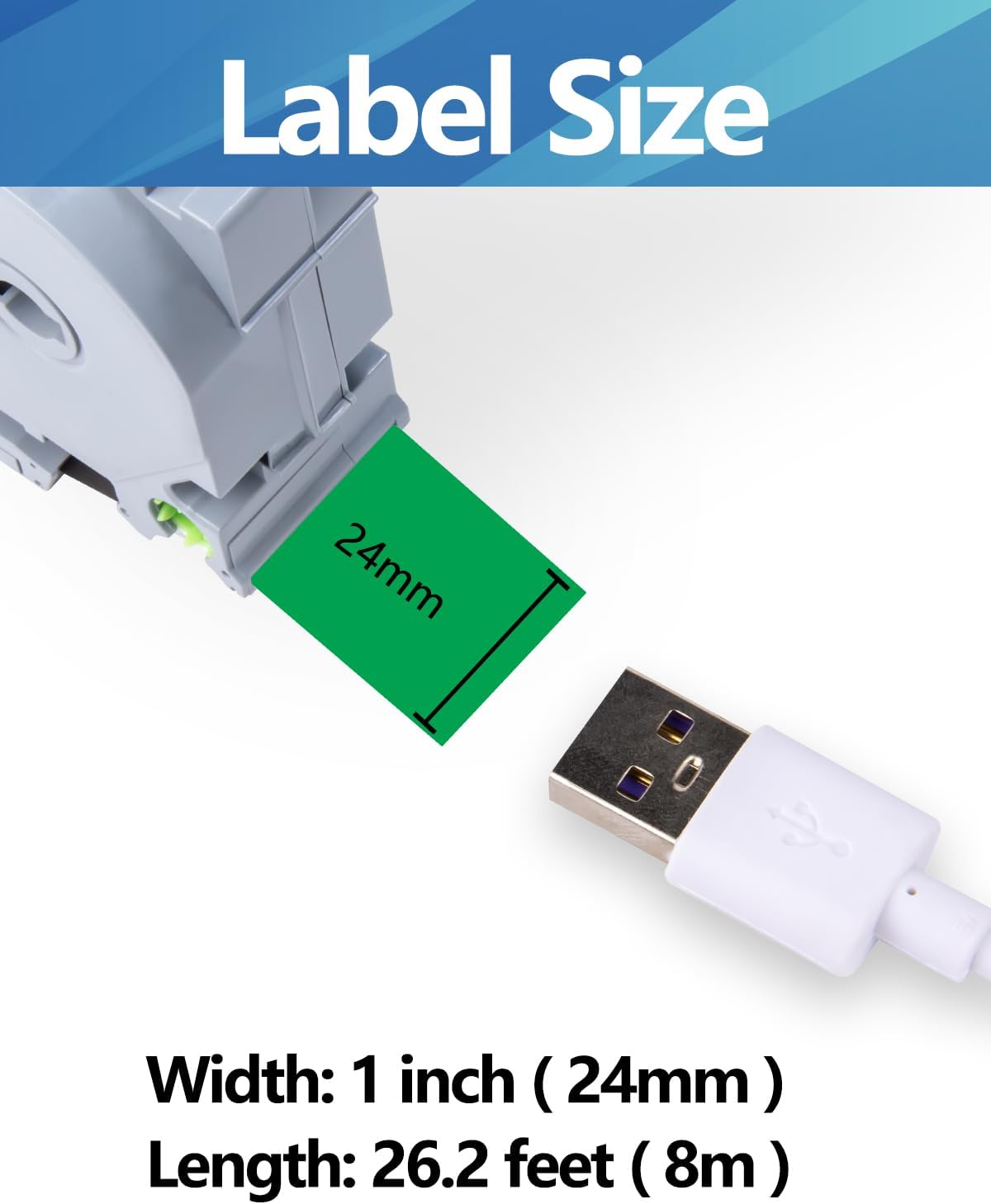 Weemay 3 Pack TZe751 24mm Black on Green Laminated Label Tape Compatible with Brother Label Maker Tape TZe-751 TZe 751 TZ-751 TZ751 for PTouch PT-E500 PT-D600 PT-P750W PT-P900W Printer, 1 In x 26.2 ft