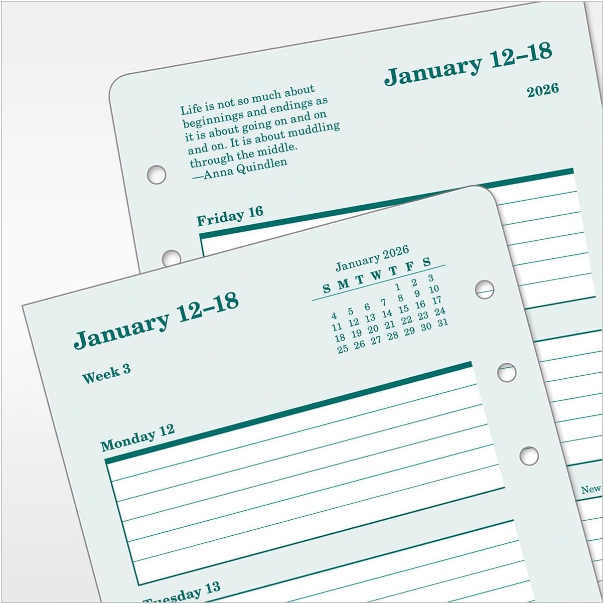 FranklinCovey - Original Weekly Ring-Bound Planner (Jan 2026 - Dec 2026, Pocket)