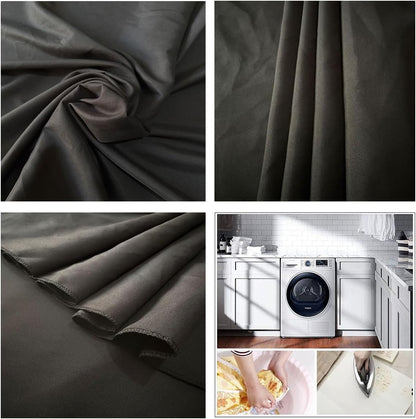 Background Solid Black Backdrop Muslin Portrait Background Screen for Photo Backdrop Video Photography Studio(6x9ft, Black)