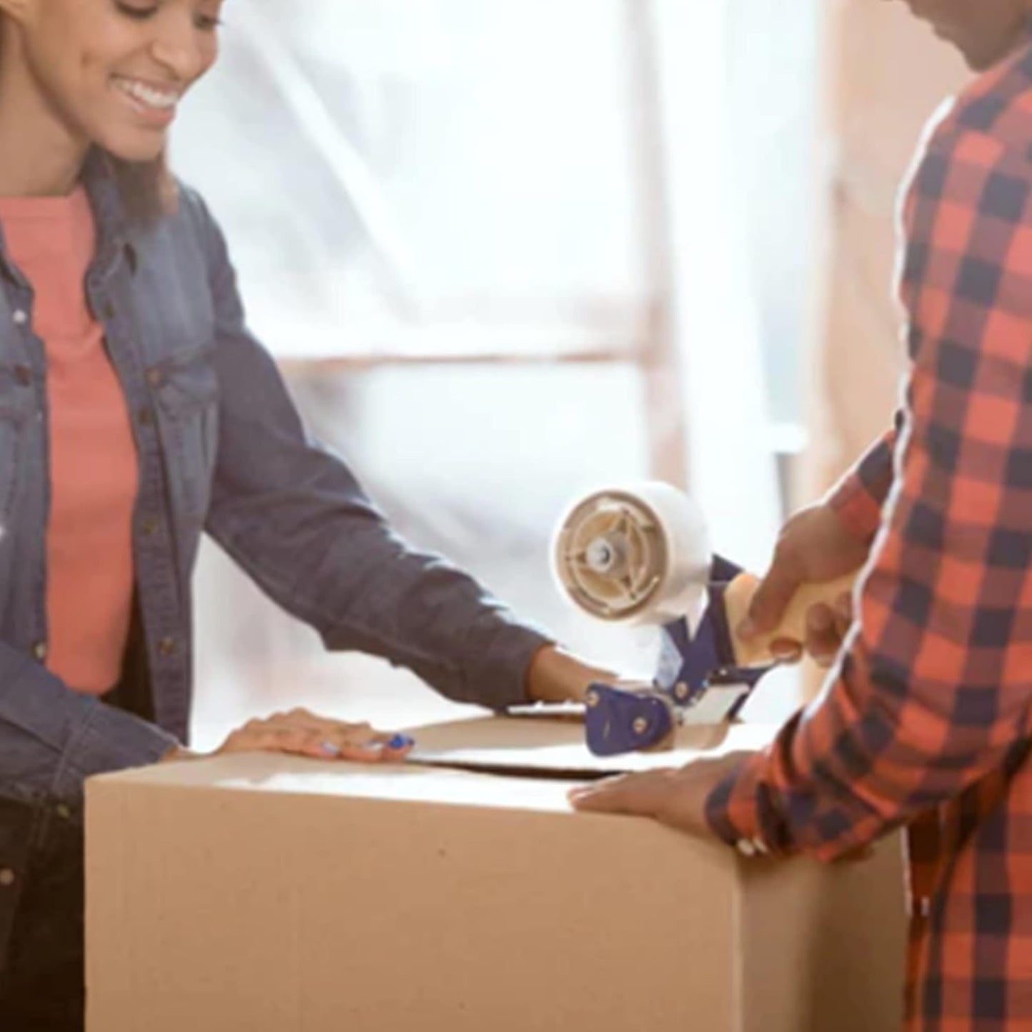 36 Rolls Clear Packing Tape,Packaging Tape for Moving Boxes, Shipping, Office and Storage, Commercial Grade Carton Sealing Adhesive Industrial Tape, 1.88" x 65 Yards, 3 inch Core