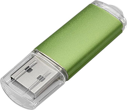 TOPESEL USB Flash Drive 5 Pack 4GB USB 2.0 Flash Drive Memory Stick USB Drive Thumb Drives USB Stick (5 Mixed Colors: Black Blue Green Red Silver)