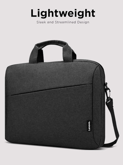 Lenovo Laptop Bag T210, Messenger Shoulder Bag for Laptop or Tablet, Sleek, Durable & Water-Repellent Fabric