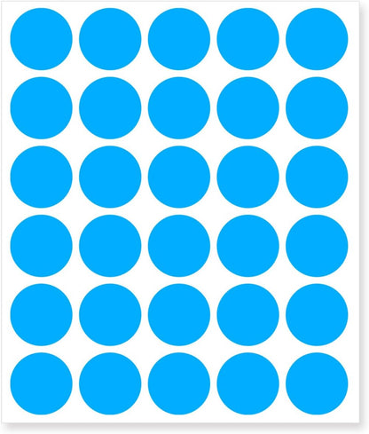 0.75 Inch Removable Color Code Dot Sticker Round Labels,Garage Sale Stickers Price Tags Label Blank Yard Sale Circle Dot Stickers(1050 Pack,Blue)
