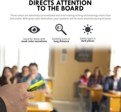 Hagoromo Fulltouch Luminous Chalk 1 Box [5 Color Mix/20 Pcs]