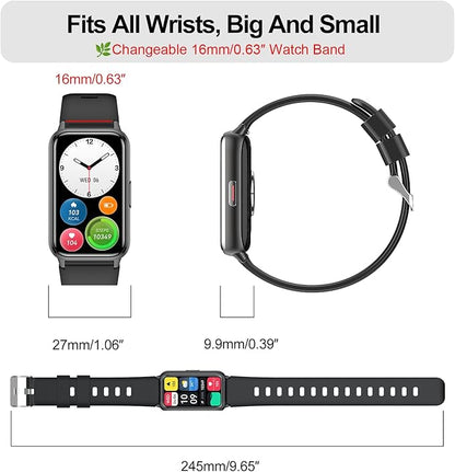Fitness Tracker (Answer/Make Calls), Smart Watch for Women Men, with 1.47″ AMOLED Always-On Display, 24/7 Heart Rate, Sleep Tracking, 110+ Sport Modes, Waterproof, Compatible for Android Phone