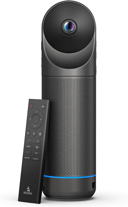 NexiGo Meeting 360 Ultra (Gen 3), Enhanced All-in-One Conference Camera System, Multi-Camera Setup, 8K Capture, AI-Powered Framing and Auto Tracking, for Medium to Large Meeting Rooms