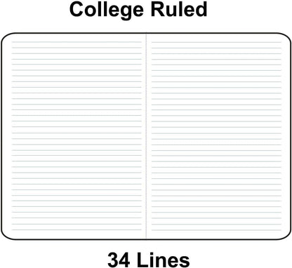 Large Colorful Notebook Journals Bulk, College Ruled, Lined Paper, 8.5x11 inch, 60 Pages, Journal Set for Travelers, Students and Office, Composition Diary Subject Notebooks Planner, 12 Pack
