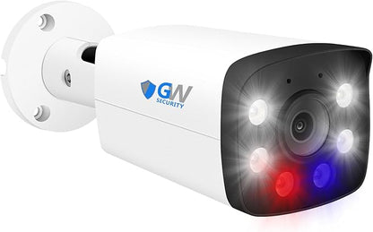 GW Security 32 Channel 8MP 4K Full-Time Color Night Vision NVR Security Camera System with (24) Two-Way Audio PoE Outdoor Cameras, AI Human & Cars Detection with Alarm Lights