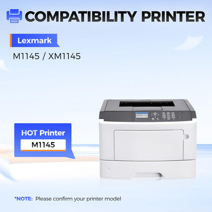 24B6035 Toner Cartridge Black with chip High Yield 1-Pack Replacement for Lexmark 24B6035 Toner Cartridges Compatible for Lexmark M1145 XM1145 Laser Printer Ink All-in-One Copier (16,000 Pages)