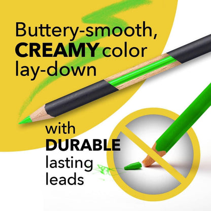 Castle Art Supplies 120 Colored Pencils with Zipper | Quality Soft Coloured Leads for Adult Artists, Professionals and Colorists | In Zipper Pouch