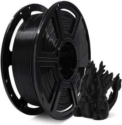 FLASHFORGE Rapid PLA Filament 1.75mm, High Flow Speedy 3D Printer Filament, Experience Exceptional Performance with 500mm/s High-Speed Printing, Neatly Wound & Top-Notch Filament (Black)